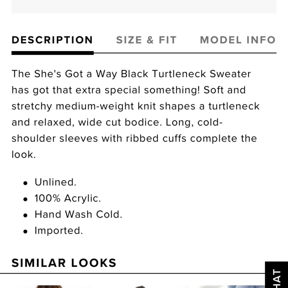 Cutout Turtleneck Sweater - Picture 6 of 8